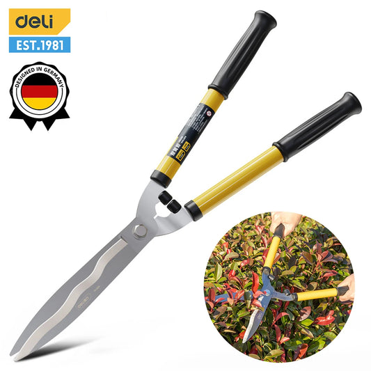 Deli Garden Tools Gardening Scissors Flower Pruner Garden Shears Lawn Special Hedge Shears Pruning Branches for Plant Cutter